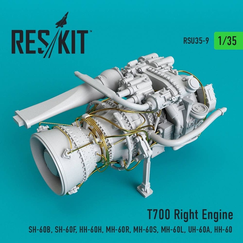 1/35 T700 Right Engine (SH-60B, SH-60F, HH-60H, MH-60R, MH-60S, MH-60L, UH-60A, HH-60)