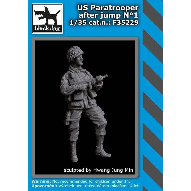 1/35 U.S. Paratrooper After Jump No.1