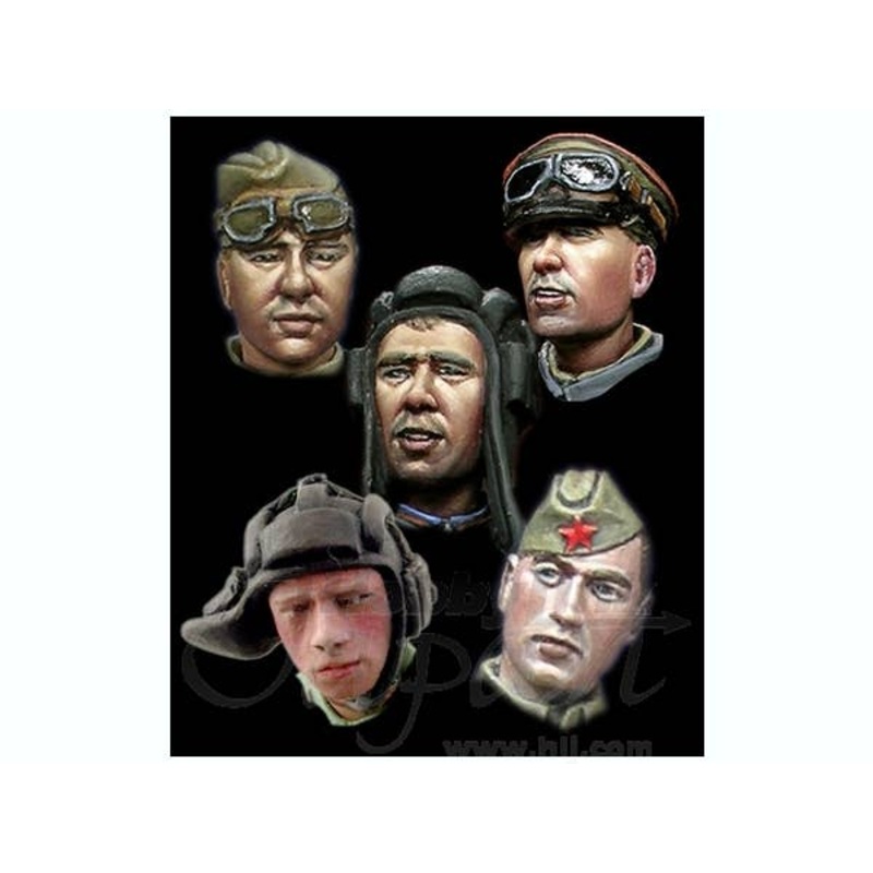 1/35 WWII Russian Heads Set #1