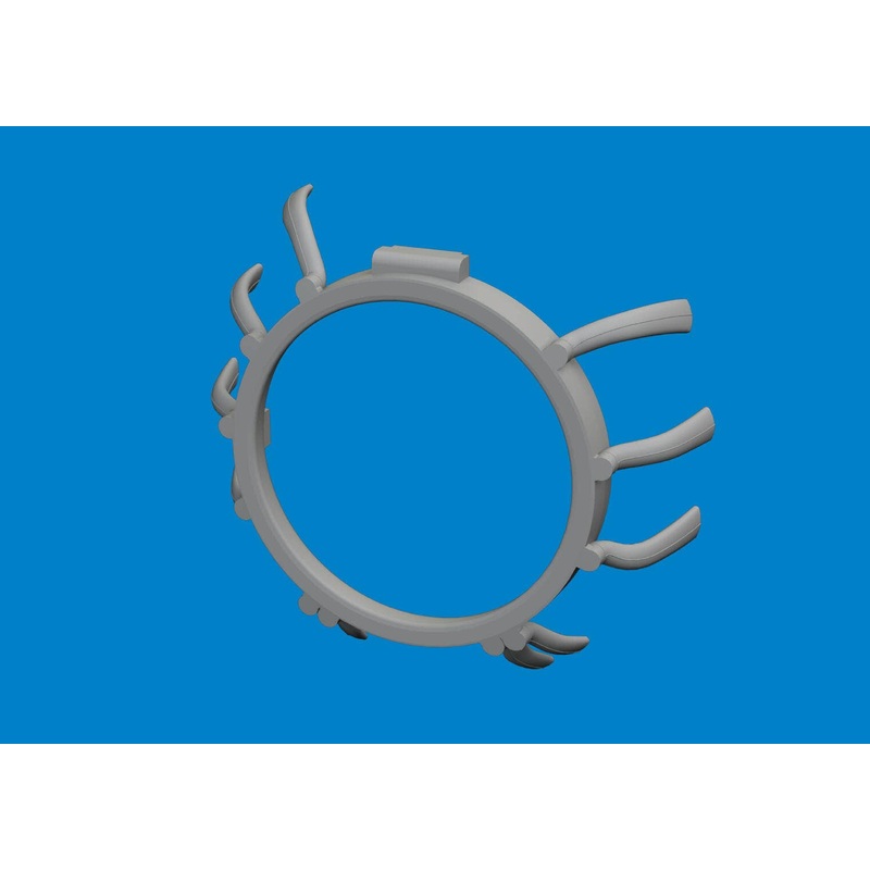 1/48 A6M5 exhausts PRINT (For Eduard)