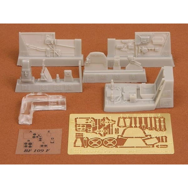 1/48 Bf-109F-2/F-4 cockpit set (for Hasegawa)