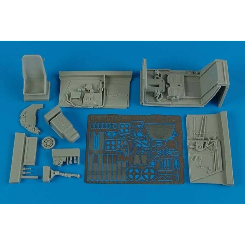 1/32 Bf 109F-2/F-4 Early Cockpit Set (for Hasegawa)
