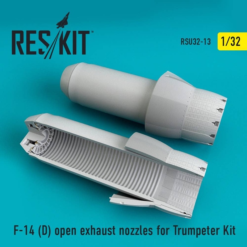 1/32 F-14 (D) Open Exhaust Nozzles (for Trumpeter Kit)