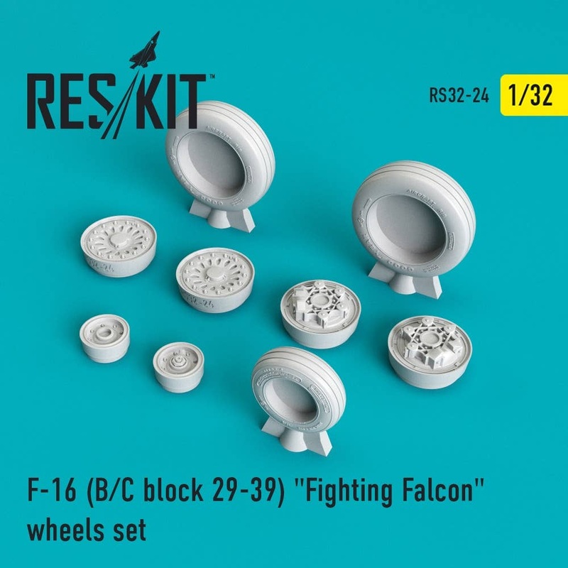 1/32 F-16 (B/C Block 29-39) Fighting Falcon Wheels Set