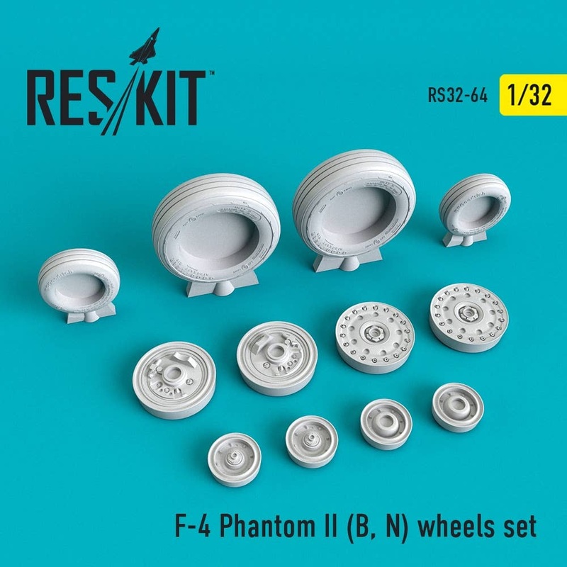 1/32 F-4 Phantom II (B, N) Wheels Set
