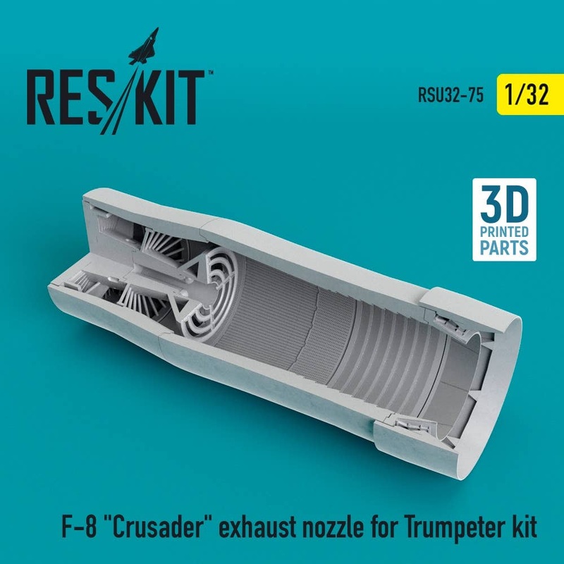 1/32 F-8 Crusader exhaust nozzle for Trumpeter kit