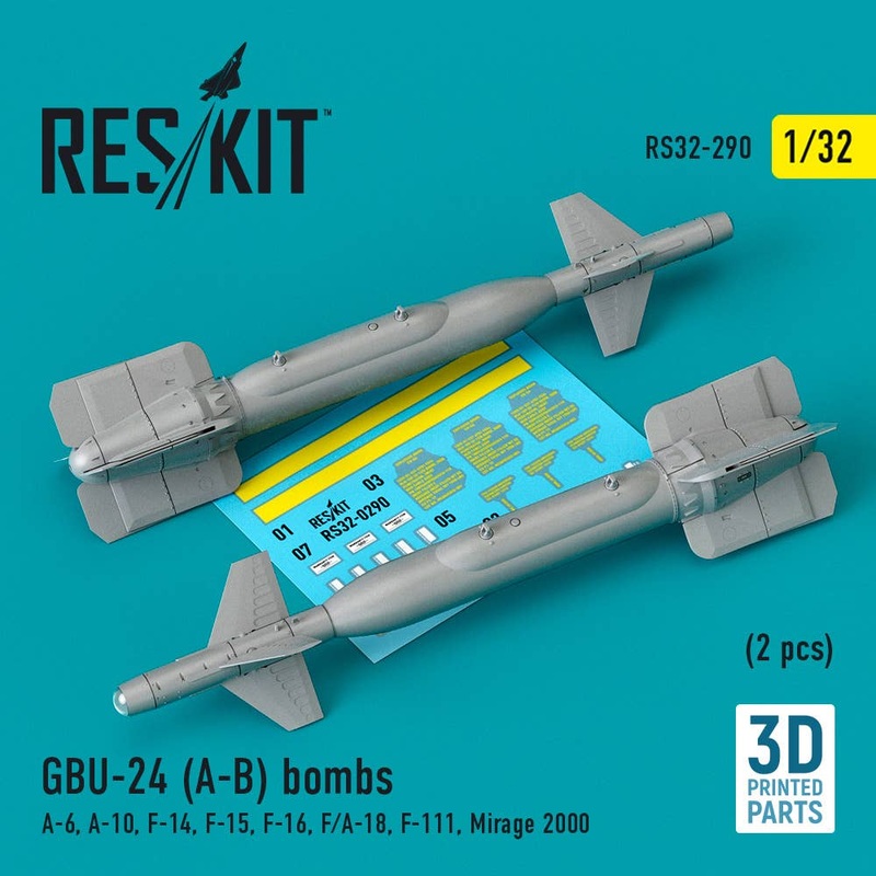 1/32 GBU-24 (A-B) Bomb (2 pcs)) (A-6, A-10, F-14, F-15, F-16, F/A-18, F-111, Mirage 2000)