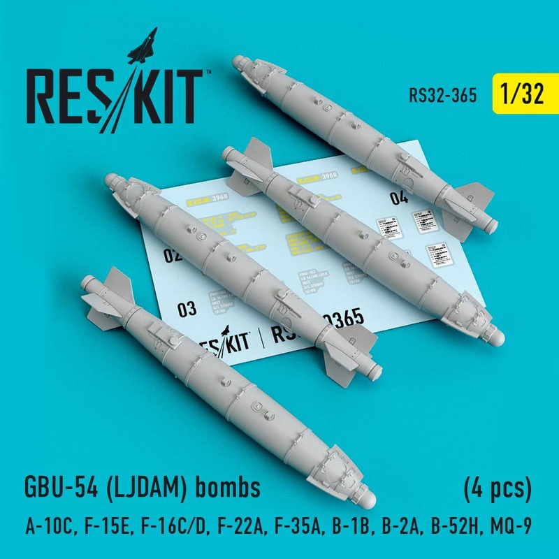 1/32 GBU-54 (LJDAM) bombs (4 pcs) (A-10C, F-15E, F-16C/D, F-22A, F-35A, B-1B, B-2A, B-52H, MQ-9)