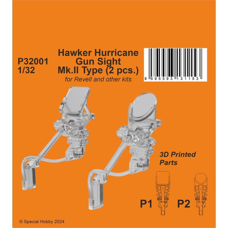 1/32 Hawker Hurricane Gun Sight Mk.II Type (2 pcs.)