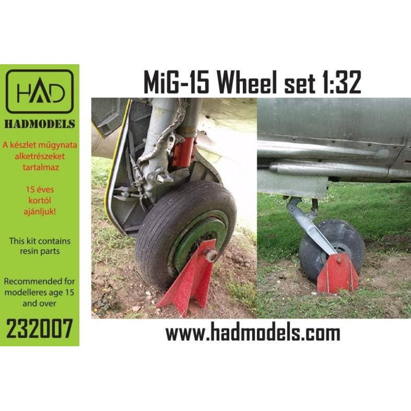 1/32 MiG-15 Resin Wheel Set (for Trumpeter)