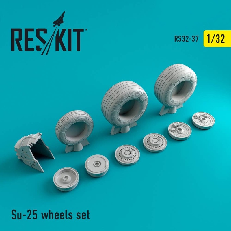 1/32 Su-25 Wheels Set (for Trumpeter)