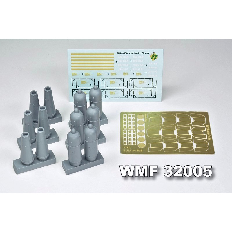 1/32 SUU-30 B/B (CBU52/58) Cluster Bombs (6pcs)