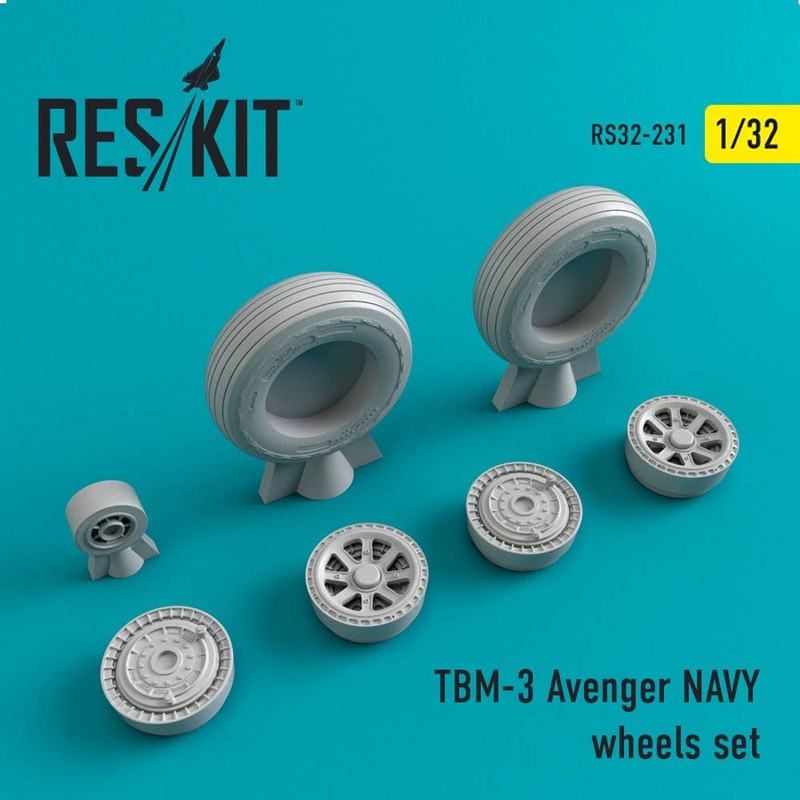1/32 TBM-3 Avenger Navy Wheels Set