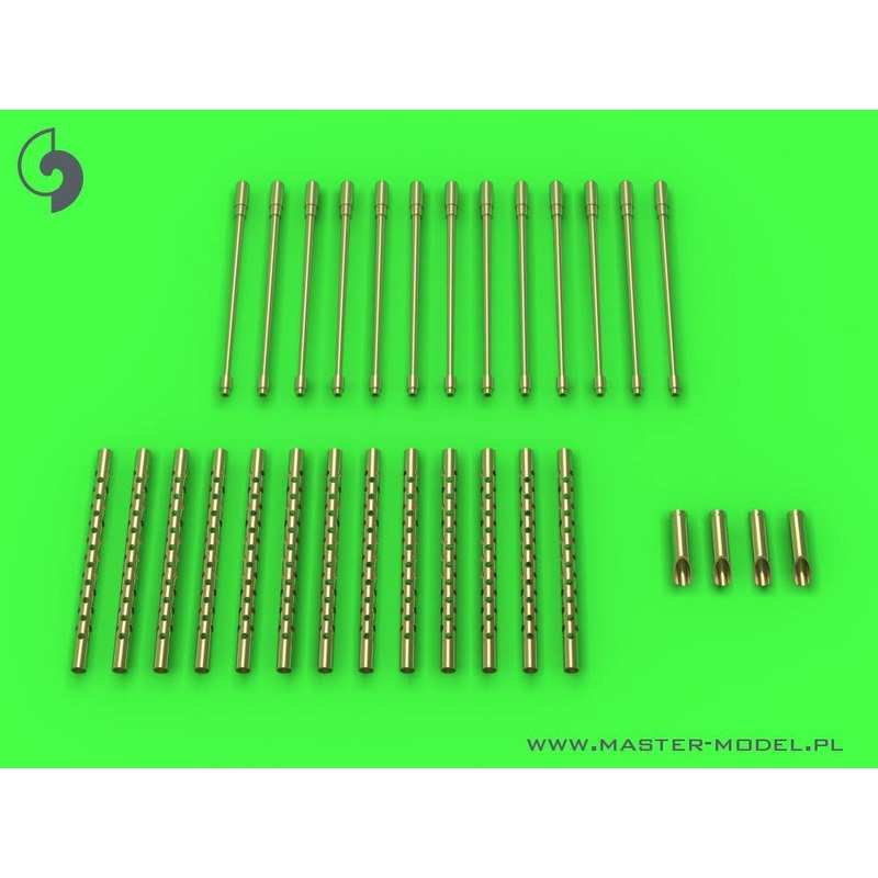 1/32 WWII American Boeing B-17 Flying Fortress Gun Barrel Set (Browning M2 .50 Caliber (12.7mm) 13 Barrels, 4 Extinguishers Included)