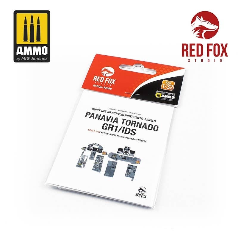 Tornado GR1/IDS 3D Acrylic Instrument Panel (for Revell)