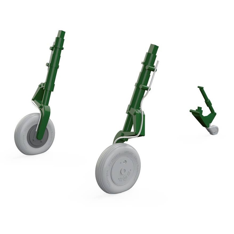 1/32 A6M5c Zero Wheels (Hasegawa)