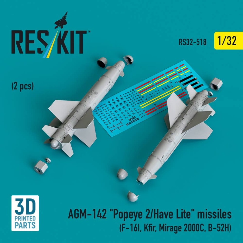 1/32 AGM-142 Popeye 2/Have Lite missiles (2 pcs)