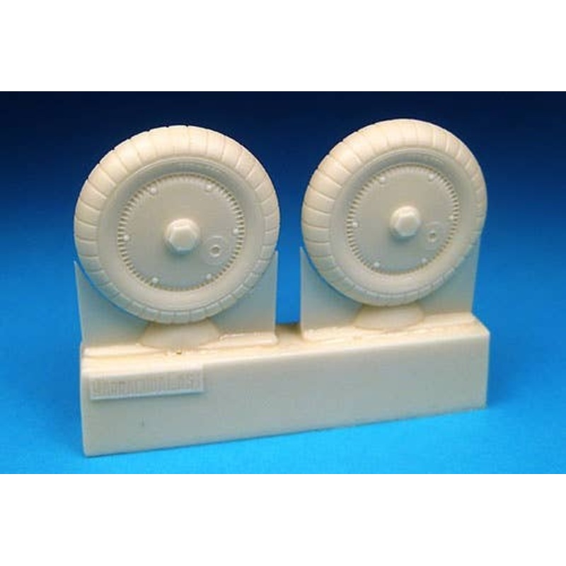 1/32 Bf-109G Wheels Ribbed Hub, Ribbed Tire