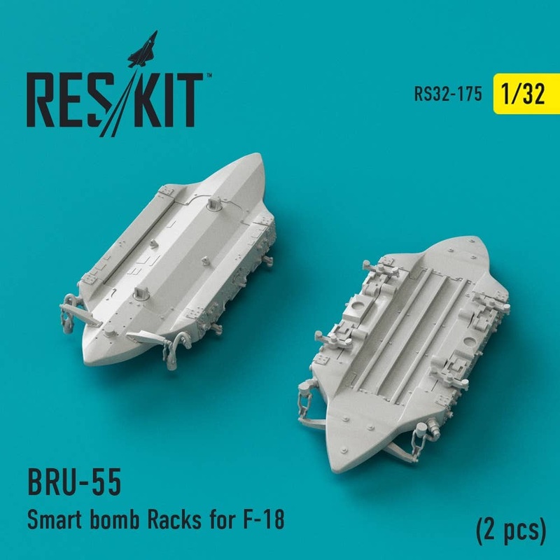 1/32 BRU-55 Smart Bomb Racks for F-18 (2pcs)