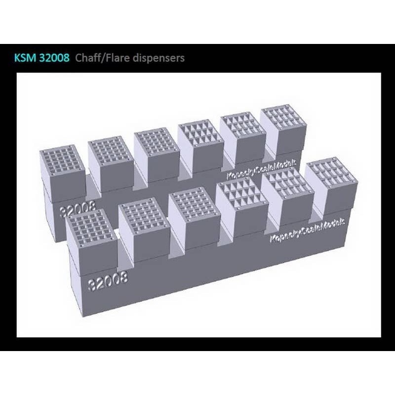 1/32 Chaff/flare dispensers