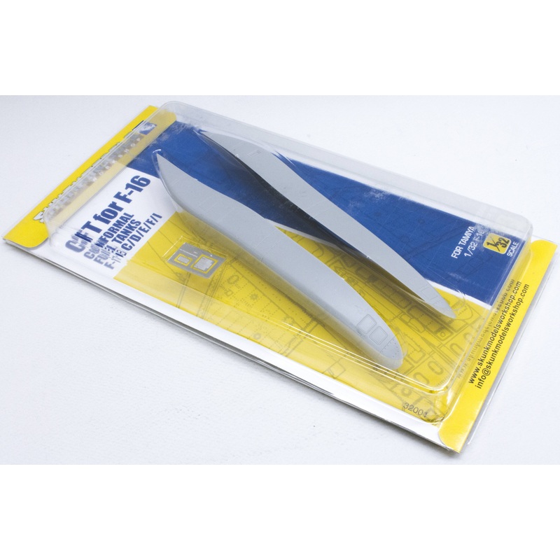 1/32 CTF for F-16 Conformal Fuel Tanks F-16C/D/E/F/I (for Tamiya)