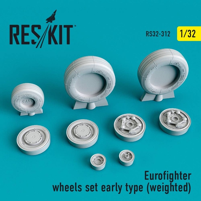 1/32 Eurofighter wheels set early type  (weighted)