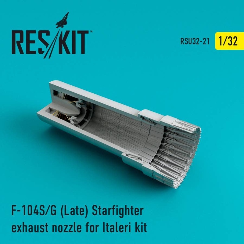 1/32 F-104S/G (Late) Exhaust Nozzles (for Italeri)