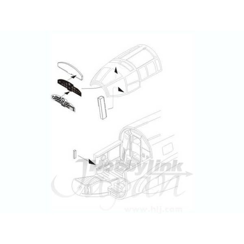 1/32 Heinkel He 111H Instrument Panels Set