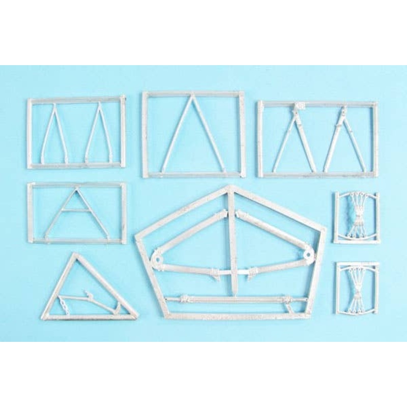 1/32 Jeannin Stahltaube Landing Gear & Wire Supports (for Wingnut Wings)