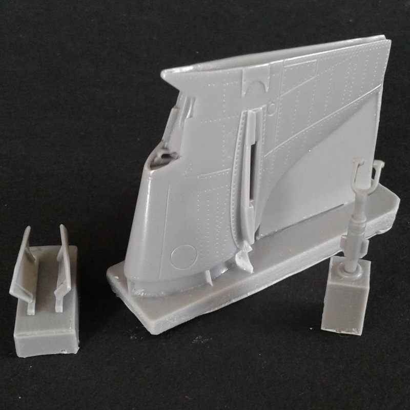 1/32 Mk VIII Spitfire tail