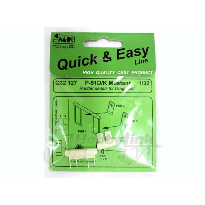 1/32 P-51D/K Mustang Rudder Pedals (for Dragon)