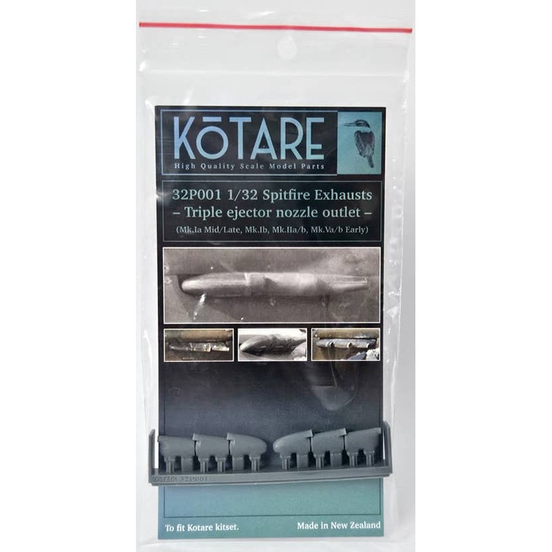 1/32 Spitfire Exhaust (Mk.Ia Mid/Late)