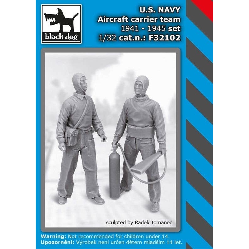 1/32 U.S. Navy Aircraft Carrier Crew 1941-45 Set (HAUF32100 + F32101)