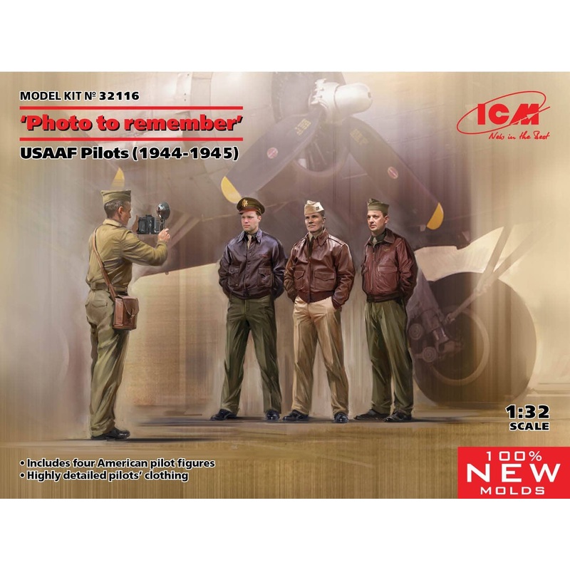 1/32 USAAF Pilot (1944-1945) Commemorative Photo
