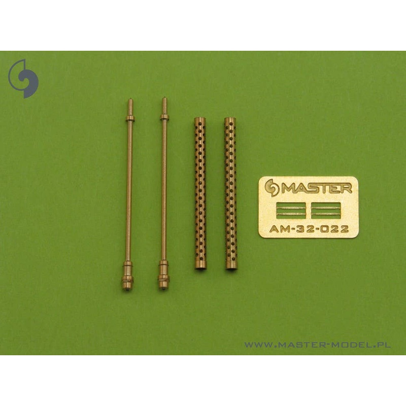 1/32 WWII Japanese Army Ho-103 12.7mm Machine Gun Barrel (2pcs with Photo-etched Parts)