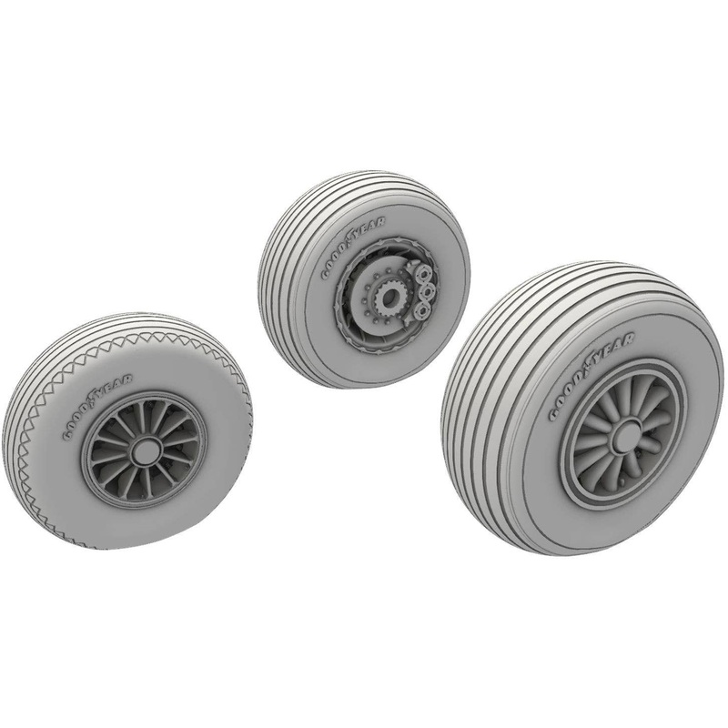 1/32 A-26 Invader Wheels Late Type for Hobby Boss