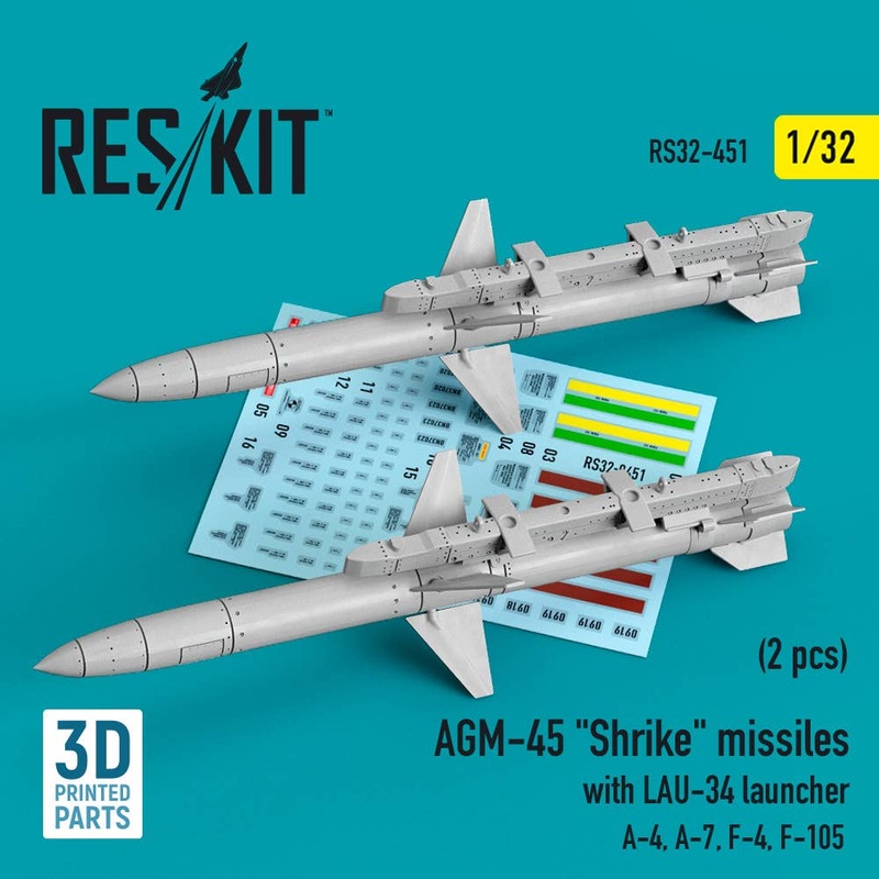 1/32 AGM-45 Shrike missiles with LAU-34 launcher (2 pcs)