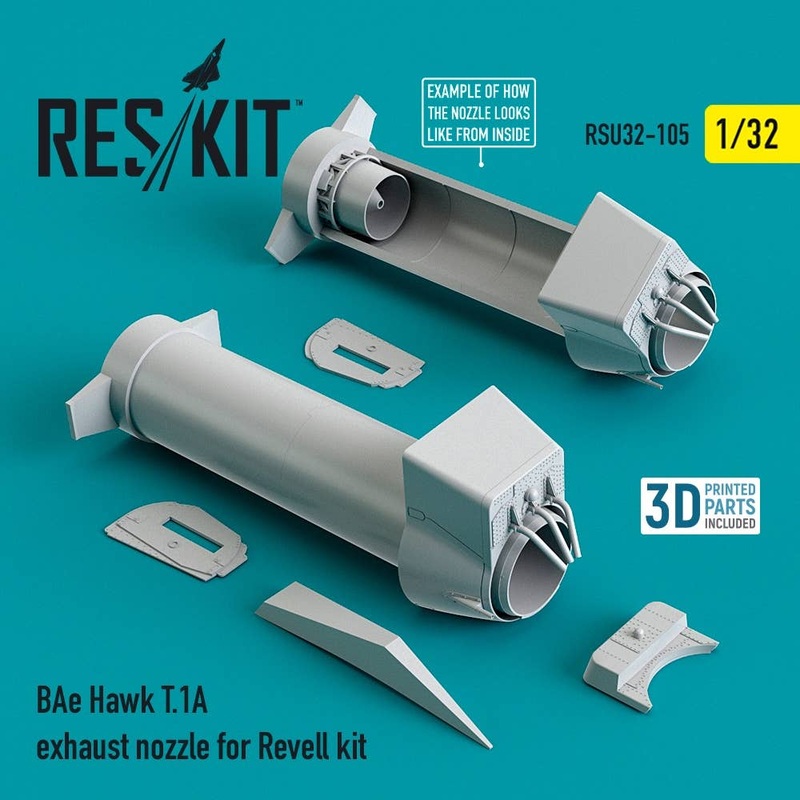1/32 BAe Hawk T.1A exhaust nozzle for Revell kit
