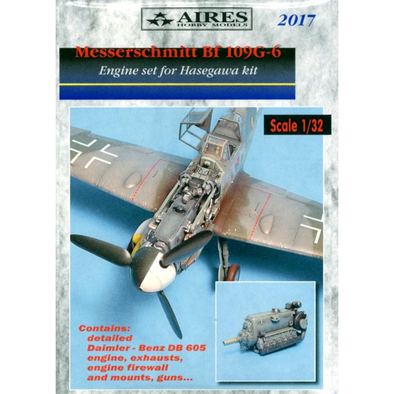 1/32 Bf 109G-6 Engine Set (for Hasegawa)