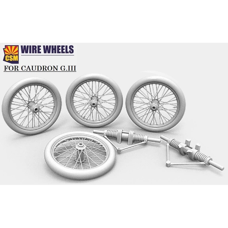1/32 Caudron G.III Spoked Wheels