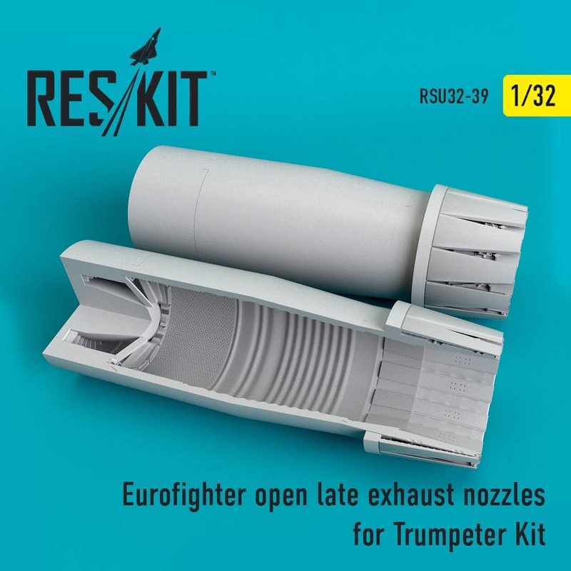1/32 Eurofighter Open (Late Type) Exhaust Nozzles (for Trumpeter Kit)