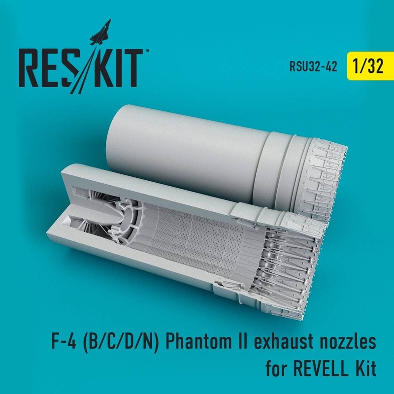 1/32 F-4 (B/C/D/N) Phantom II Exhaust Nozzles (for Revell Kit)