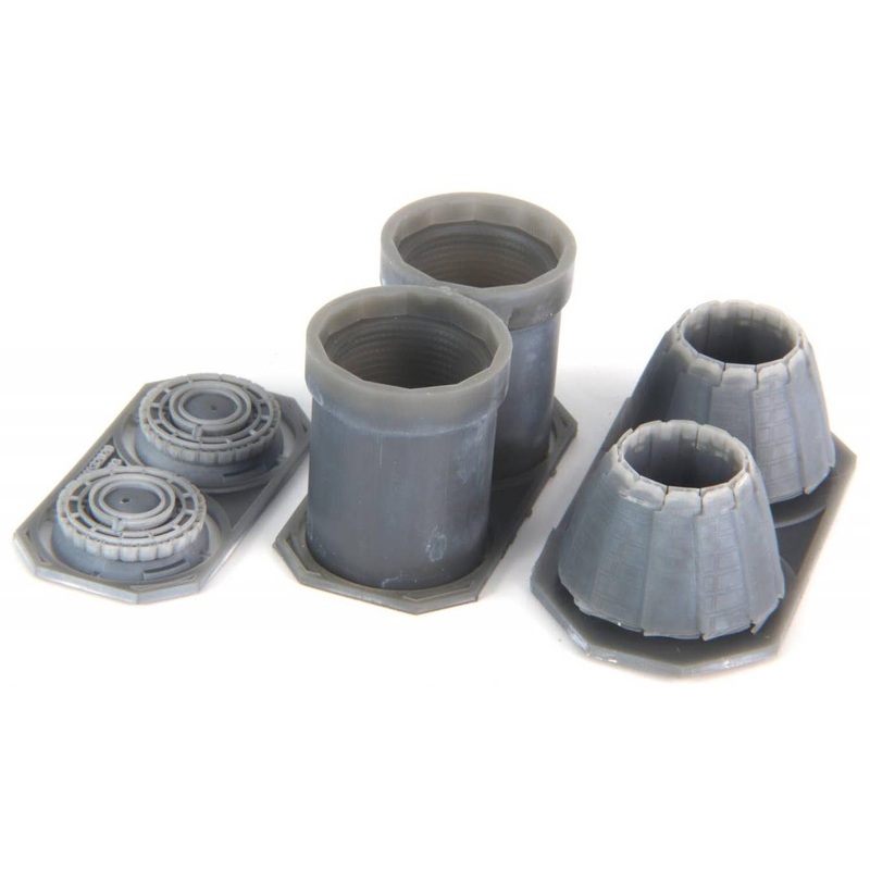 1/32 F/A-18 A/B/C/D Exhaust Nozzle & After Burner Set Closed (for Academy)