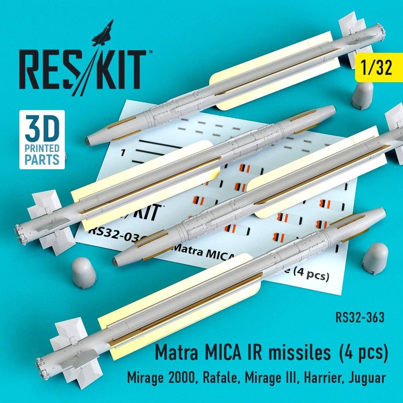 1/32 Matra MICA IR missiles (4 pcs)