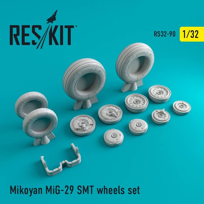1/32 Mikoyan MiG-29 SMT Wheels Set (for Trumpeter)