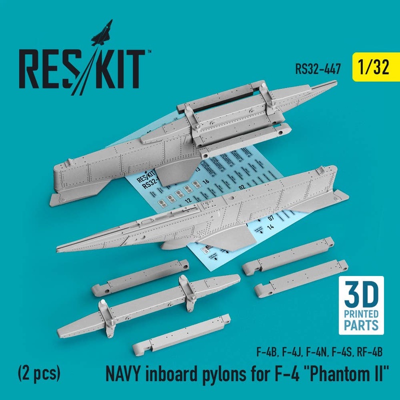 1/32 NAVY inboard pylons for F-4 Phantom II (2 pcs)