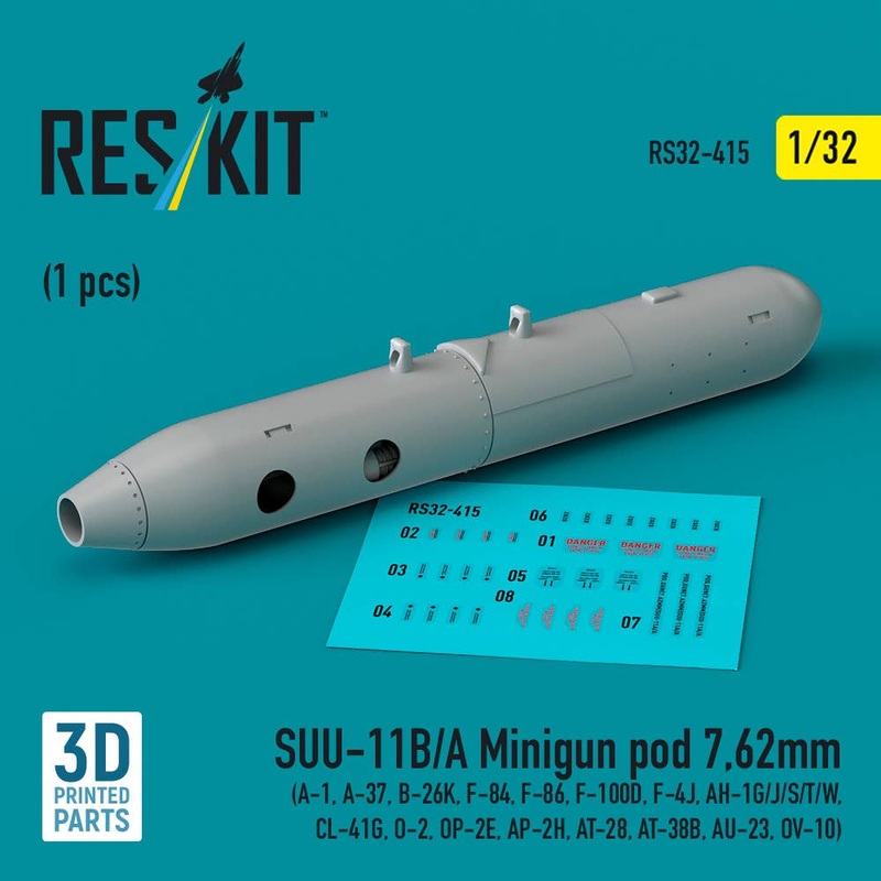 1/32 SUU-11B/A Minigun pod 7,62mm (1 pcs)