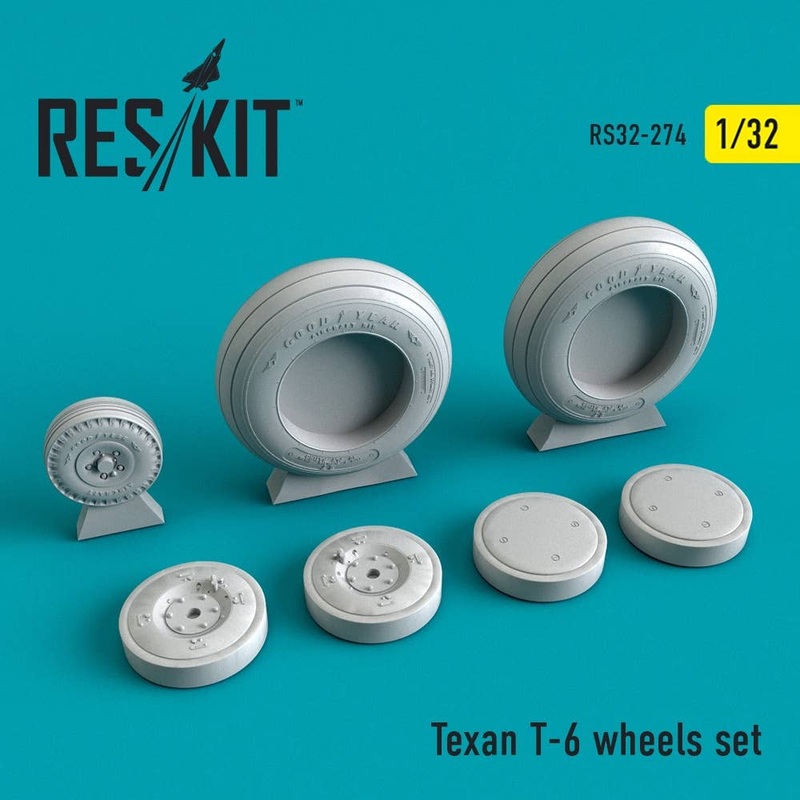 1/32 Texan T-6 Wheels Set