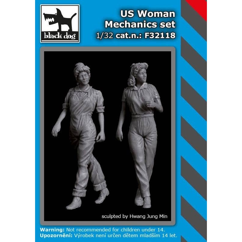 1/32 US Army Female Mechanic Set (Hauf32116 + F32117)