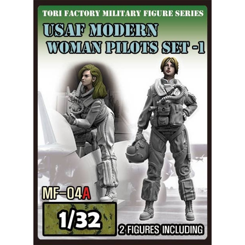 1/32 USAF Modern Woman Pilot Set 2pcs